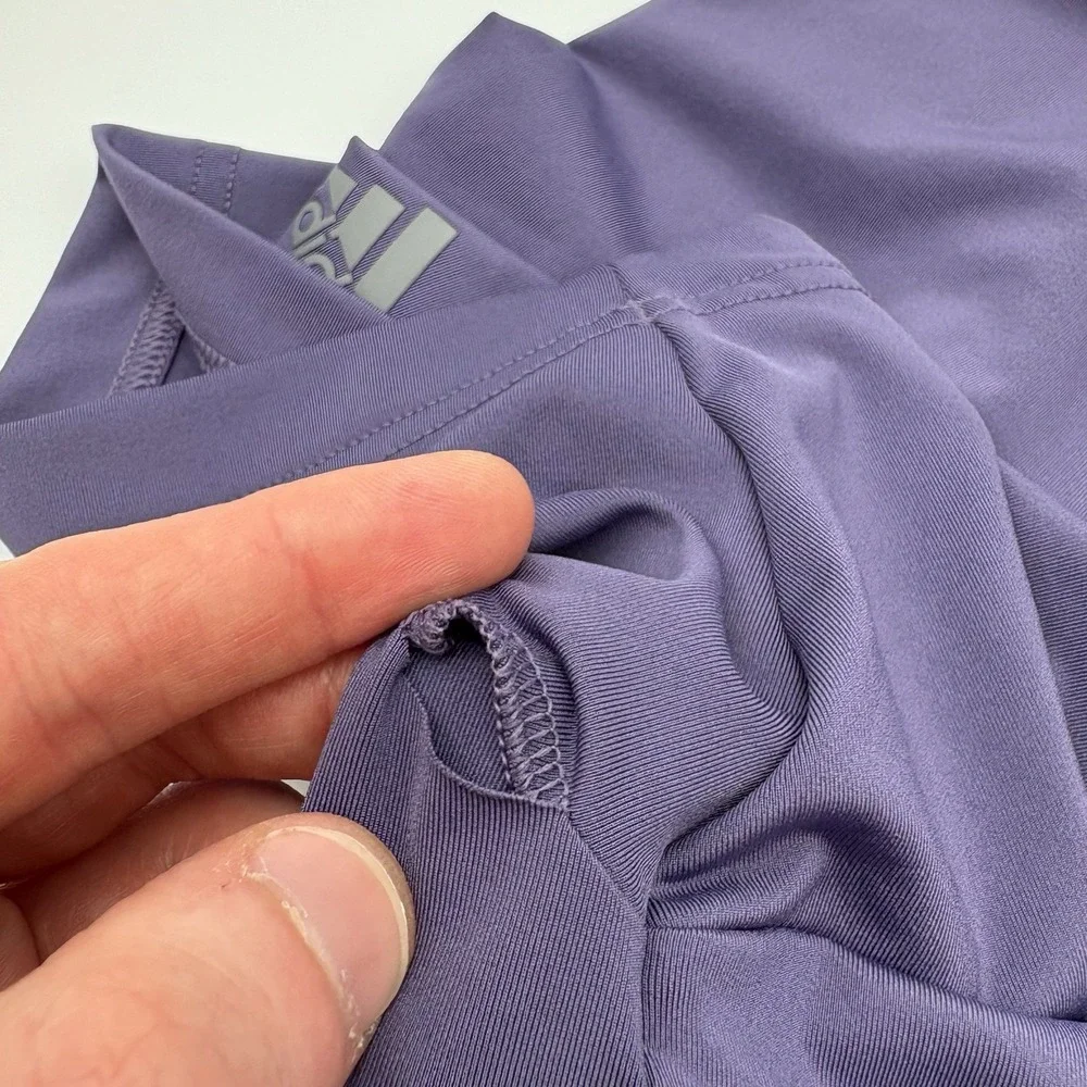 Adidas NWT Mens Polo Shirt XL Tech Purple A514 Golf Primegreen DAMAGED READ